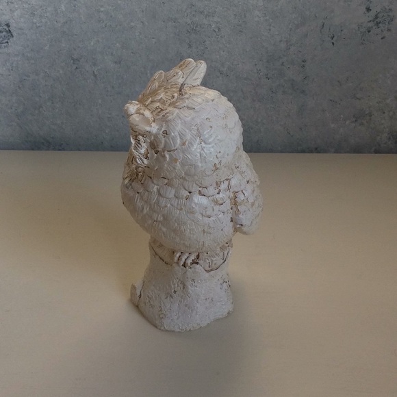 White 6” Tall Owl Candle Vintage - Picture 4 of 13